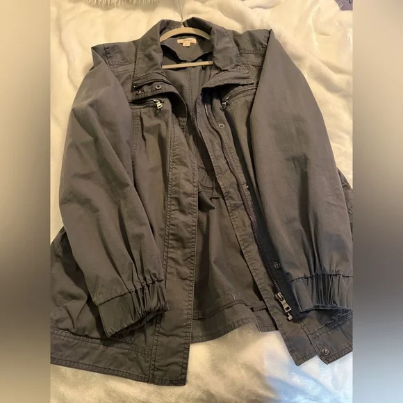 Style & Co Women's Charcoal Gray Jacket - Picture 6 of 12